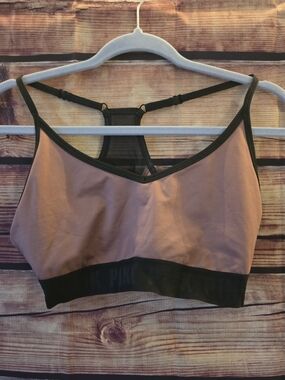 PINK Victoria's Secret Mauve and Black Bralette